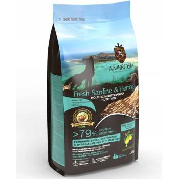 Ambrosia Puppy Mediterranean Sardinka a sleď 1,5 kg