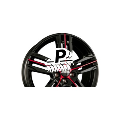 RONAL R57 7,5x19 5x108 ET55 black red spoke
