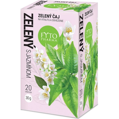 Fytopharma Zelený čaj s jasmínem 20 x 1,5 g