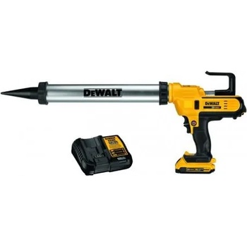 DEWALT Пистолет DeWALT акумулаторен за уплътнители и лепила 2 V, 18 Ah, 2500 N, 0.31-0.6 л, DCE580D1