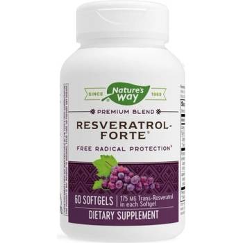 Nature's Way Ресвератрол Форте 450 mg 60 софтгел капсули | Nature’s Way (05836)