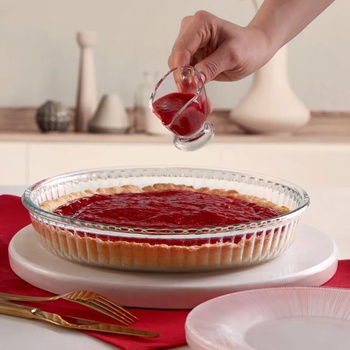 Image 1 of Borcam Кръгла тава от йенско стъкло ф26 (59044)