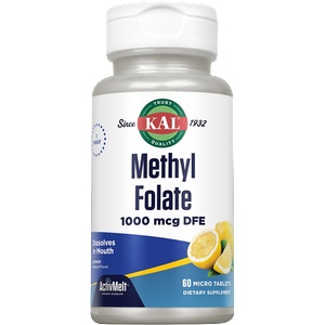 KAL Метилфолат 1000 mcg DFE - 60 пастили