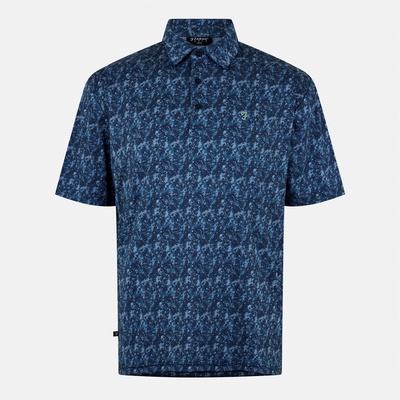 Farah Блуза с яка Farah Men's Milford Short-Sleeve Performance Polo Shirt - Dress Blues