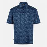 Farah Блуза с яка Farah Men's Milford Short-Sleeve Performance Polo Shirt - Dress Blues