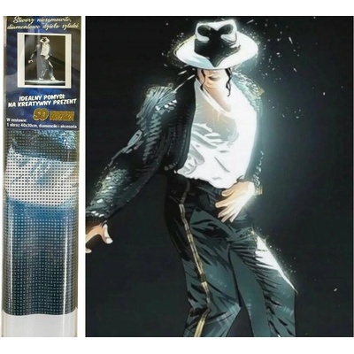 Norimpex diamantový obrázek malování 30 x 40 cm Michael Jackson tanec na koncertě – Zbozi.Blesk.cz