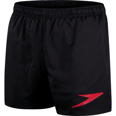 Speedo Мъжки бански гащета Speedo Sport Logo 16 Swim Shorts Mens - Black/Red