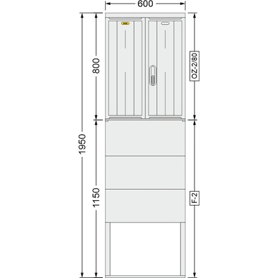 SFOS 600x1950x245mm OZ-2/80 + F-2
