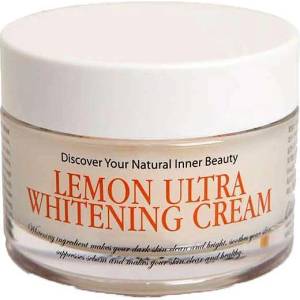 Chamos Cosmetics Озаряващ и изсветляващ аква-крем с лимон, ниацинамид и арбутин Chamos Acaci Lemon Ultra Whitening Cream (CHAS360479)