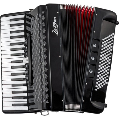 Latone MasterChord 37K 96B Пиано акордеон Black (AR-137K96BS-BK)