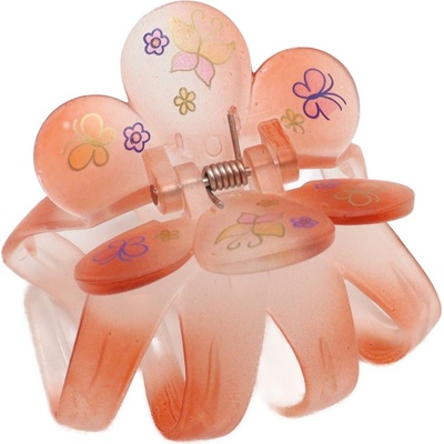 Barevný průsvitný skřipec s potiskem Barva: modrá – Zboží Dáma