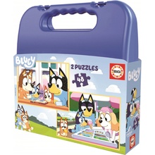 EDUCA v kufříku Bluey 4v1 12,16,20,25 dílků