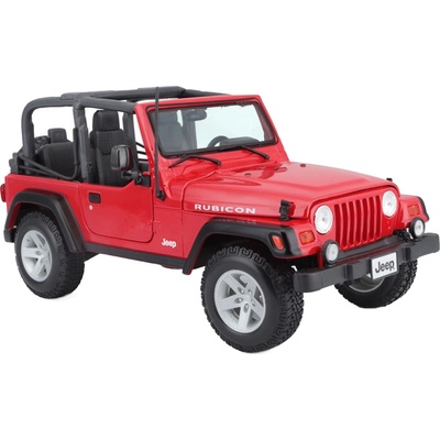 Maisto Метална кола Maisto Special Edition - Jeep Wrangler Rubicon, 1: 18, червена (31663 RD)