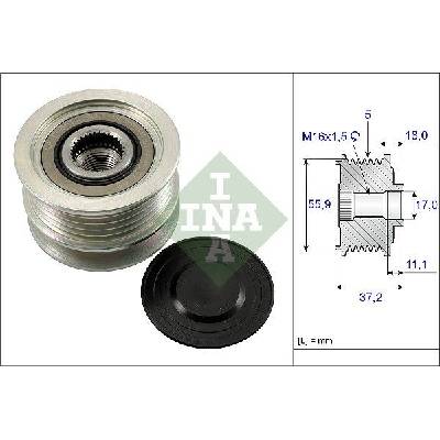 Voľnobežka alternátora Schaeffler INA 535 0113 10