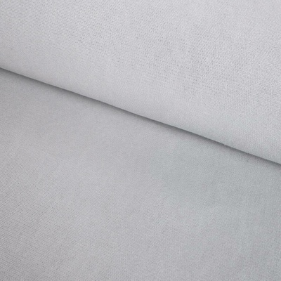 Teplákovina Počesaná 100% bavlna Washed 400g - Šedá světlá