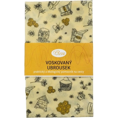 Pleva Voskovaný ubrousek Včelí svět Hanky Plevové 38x38cm