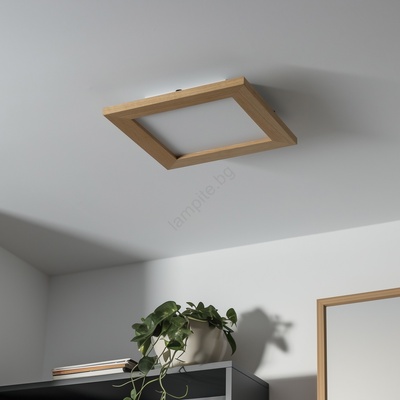 Brilagi - LED Димируема лампа SLIMFRAME WOOD LED/25W/230V 34x34 см + д. у (BG1536A)