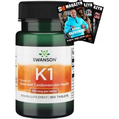 Swanson Vitamin K-1 100 mcg 100 tablet