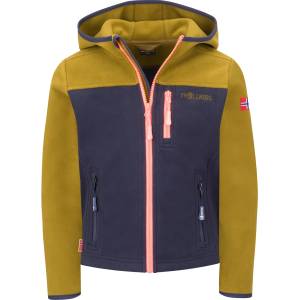 TROLLKIDS Детско софтшел яке Trollkids Kid's Stavanger Jacket Fleece jacket - Spruce Green / Navy - размер 140 (EU) (703-3031-1418)