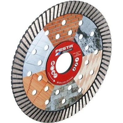 FESTA INDUSTRY Kotouč diamantový Turbo Extreme 125 x 2.0 x 22.2 mm, FESTA INDUSTRY