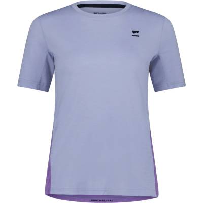 Mons Royale Дамска фланелка с къс ръкав за колоездене Mons Royale Women's Tarn Merino Shift Tee Cycling jersey - Skyline / Bloom - размер XL (156-1306-1215)