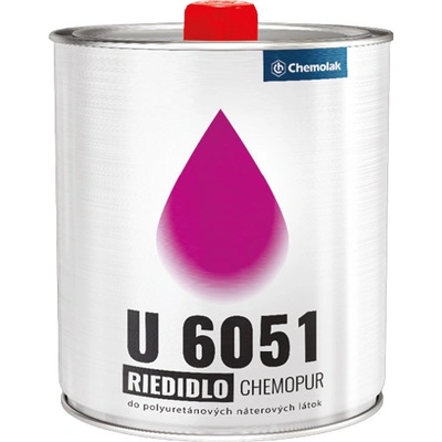 Chemolak U 6051 riedidlo do polyuretánových náterových látok - 0,8 L