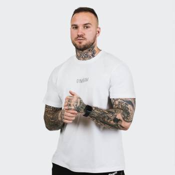 GymBeam Тениска FIT White XL