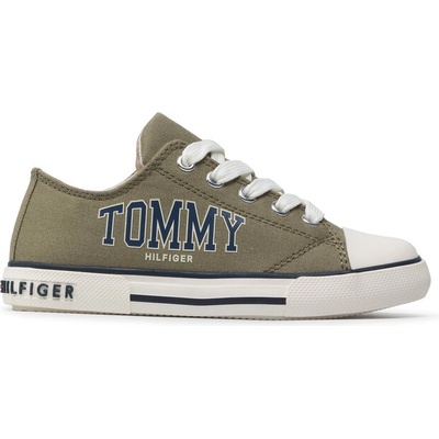Tommy Hilfiger Кецове Tommy Hilfiger Low Cut Lace-Up Sneaker T3X4-32208-1352 M Зелен (Low Cut Lace-Up Sneaker T3X4-32208-1352 M)