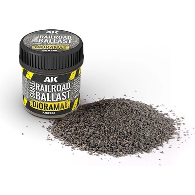 AK-Interactive Diorama AK8256 Small Railroad Ballast 1/72 100ml