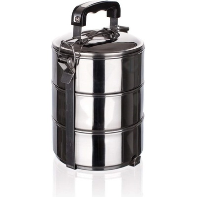 BANQUET Jídlonosič nerezový, 3 díly