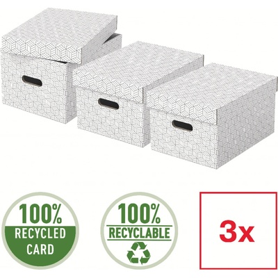 Esselte Home, velikost M, bílý, 3 ks