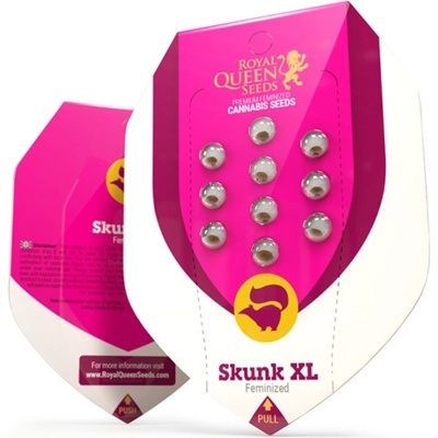 Royal Queen Seeds Skunk XL semena neobsahují THC 5 ks
