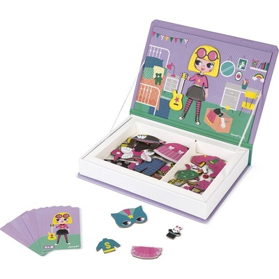 Janod magnetibook Obliekanie Dievčatá