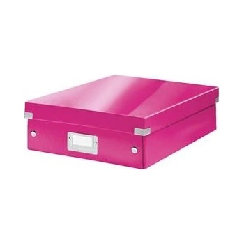 Leitz Organizační box Click & Store M růžová