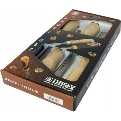 NAREX Bystřice dláta ploché sada 4ks WOOD LINE PROFI 8631-10