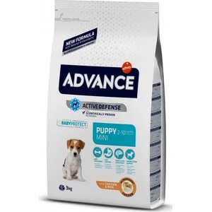 Affinity Advance Dog Mini Puppy - пилешко и ориз, високачествена храна за подрастващи кученца от дребните, за бременни, и за кърмещи кучета, Испания - 3 кг