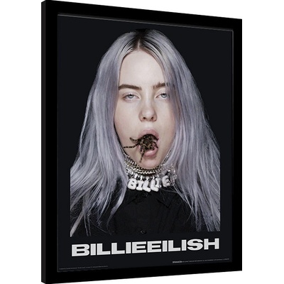 Rámovaný Obraz - Billie Eilish - Spider, 30 × 40 cm