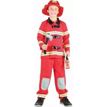 GoDan Костюм на пожарникар за момчета - 120/130 см (sl-fi12)