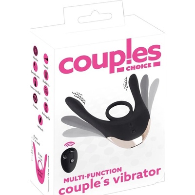 Couples Choice Multi-Function Couple's Vibrator Black