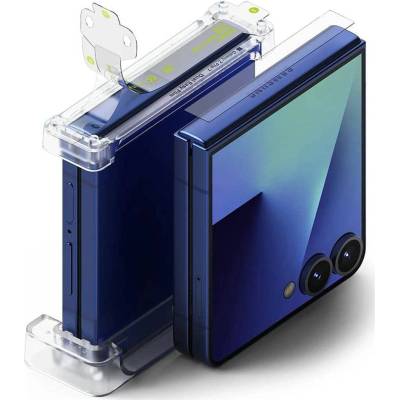 Ringke Протектор за Сгъвката на Samsung Z Flip 7, Ringke Hinge Dual Easy Pro Film Glass 2бр. , Прозрачен (8800293855941)