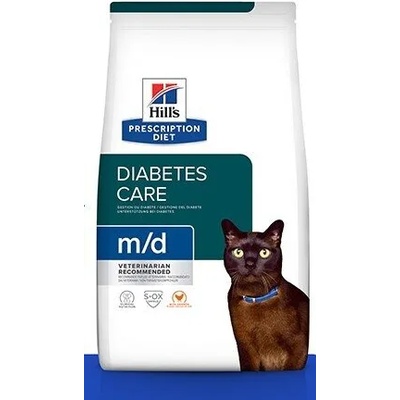 Hill's Hills Prescription Diet m/d - диета при диабет при котки 1.5kg