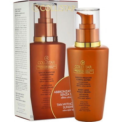 Collistar Tan Without Sunshine Body Legs Magic Drops Self Tanning samoopalovací tělový koncentrát 125 ml