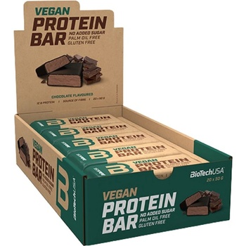 BioTechUSA Vegan Protein Bar [20 x 50 грама] Шоколад