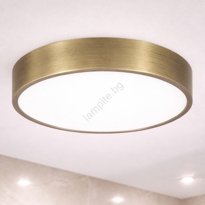 Brilagi - LED таванно осветително тяло за баня POOL LED/36W/230V Ø 40 см IP54 месинг (BG3894)