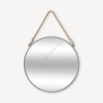 Atmosphera - Огледало EDEN Ø 38 см сребрист (P6623)