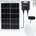 Aigostar - LED соларен таванен осветител със сензор LED/3, 7V 6000 mAh IP65 + дистанционно управление (AI2349)