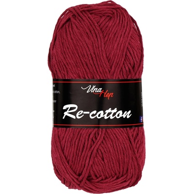 Vlna-hep Příze Re-Cotton - recyklovaná bavlna Re-Cotton: 81136 Bordó
