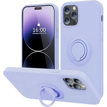 Mobi-Fon Силиконов кейс bSmart Finger Grip, За iPhone 16 Pro Max (6.9), Светлолилав (IPH-16PMAX-004)