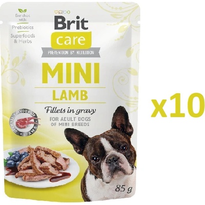 Brit Care Mini Lamb fillets in gravy 10 x 85 g