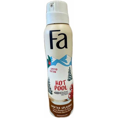 Fa Hot Pool Winter Splashes Frozen Raspberries deospray 150 ml